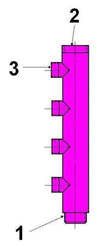 afb. 10.1.2 - 4 De aansluitingen van een nourrice afb. 10.1.2 - 2 t/m 4 Voorbeelden van Nourrices.