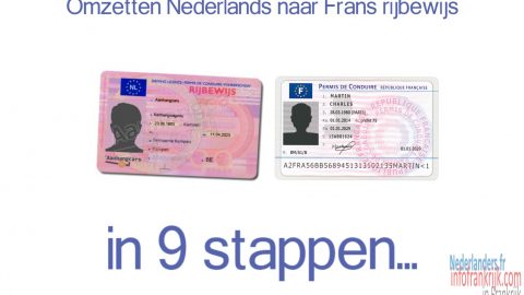 Omzetten Nederlands naar Frans rijbewijs